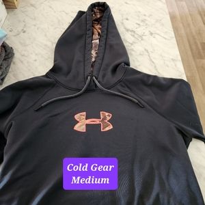 Women's Under Armour Cold Gear Hooded Sweatshirt - Size Medium